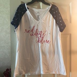 Cute patriotic top